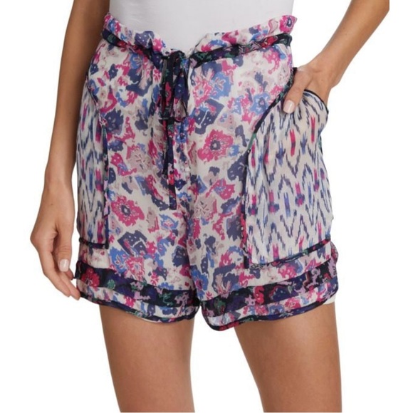 Isabel Marant Etoile Riolmy Printed Shorts: size:38/M - Picture 3 of 10